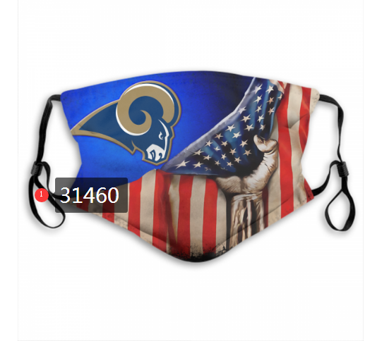 NFL 2020 Indianapolis Colts 126 Dust mask with filter->nfl dust mask->Sports Accessory